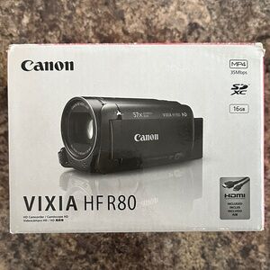 Canon VIXIA HF R80 Video Camera - Black